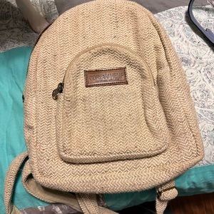 Core Hemp backpack purse